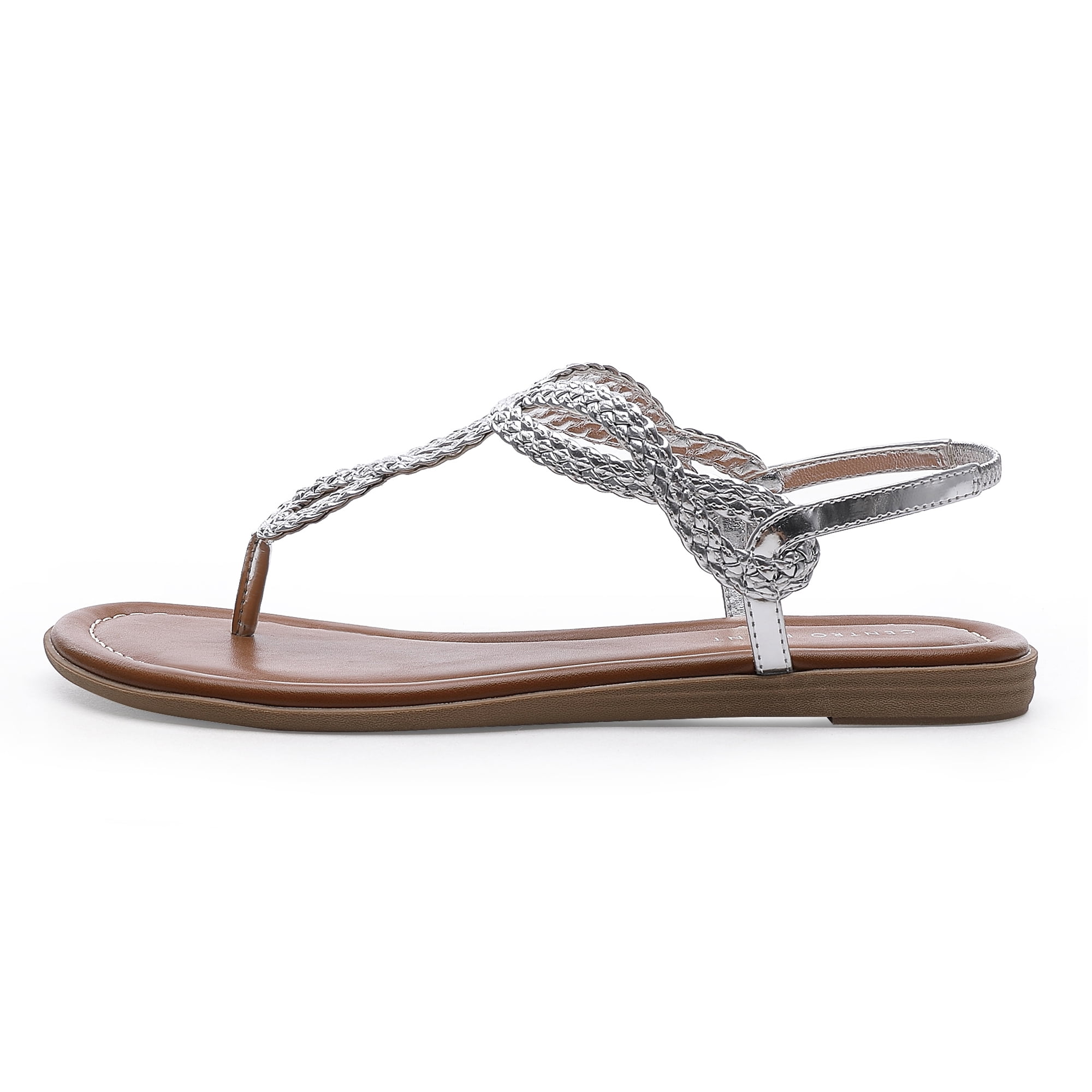 Buy online Grey Solid T-strap Sandal from flats for Women by Metmo for ₹349  at 30% off | 2024 Limeroad.com